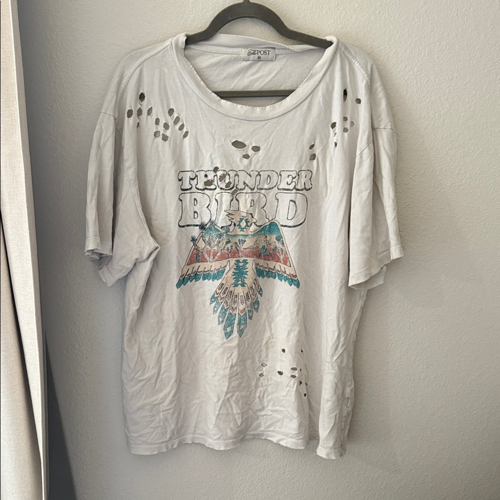 Chaser White Thunderbird Tee